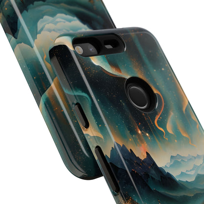 Aurora Dreamscape Tough Case for Google Pixel - Northern Lights Artistic Shockproof Cover, Elegant Protective Phone Case
