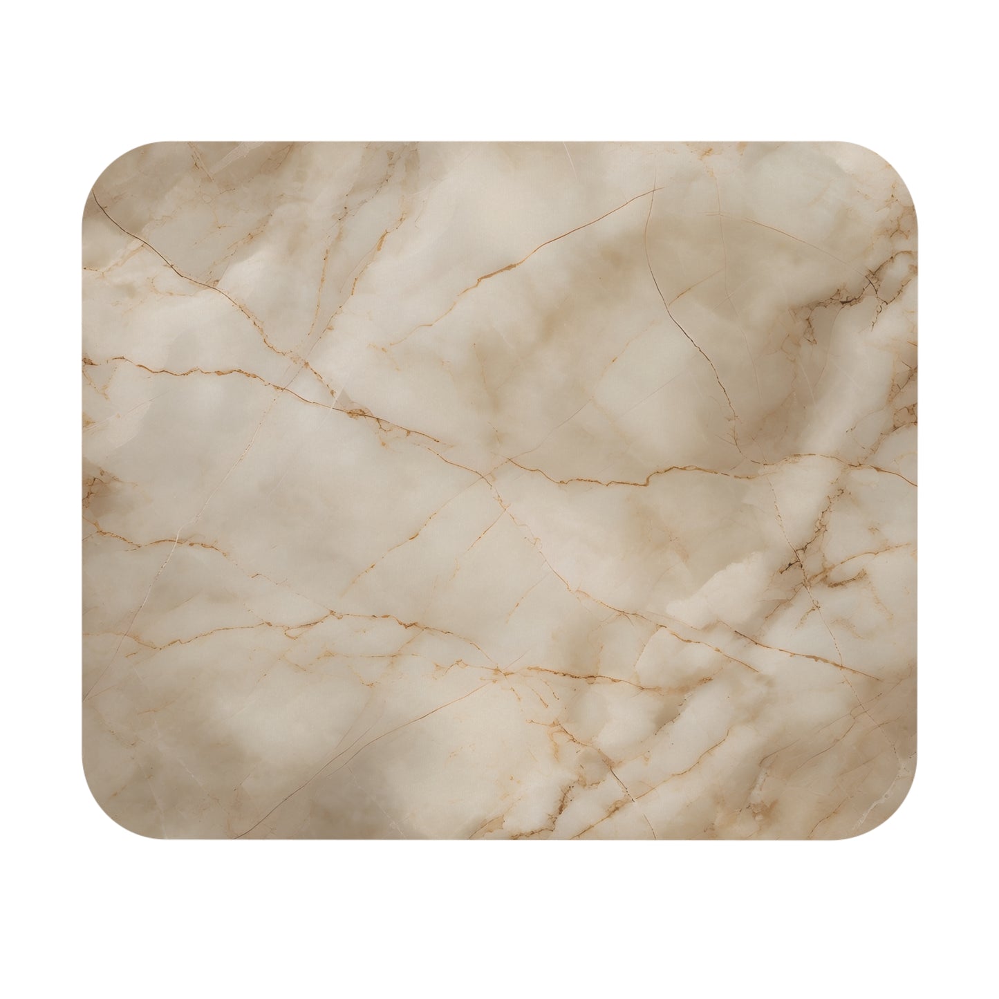 Parchment Mist mouse pad featuring soft neutral marble-inspired design