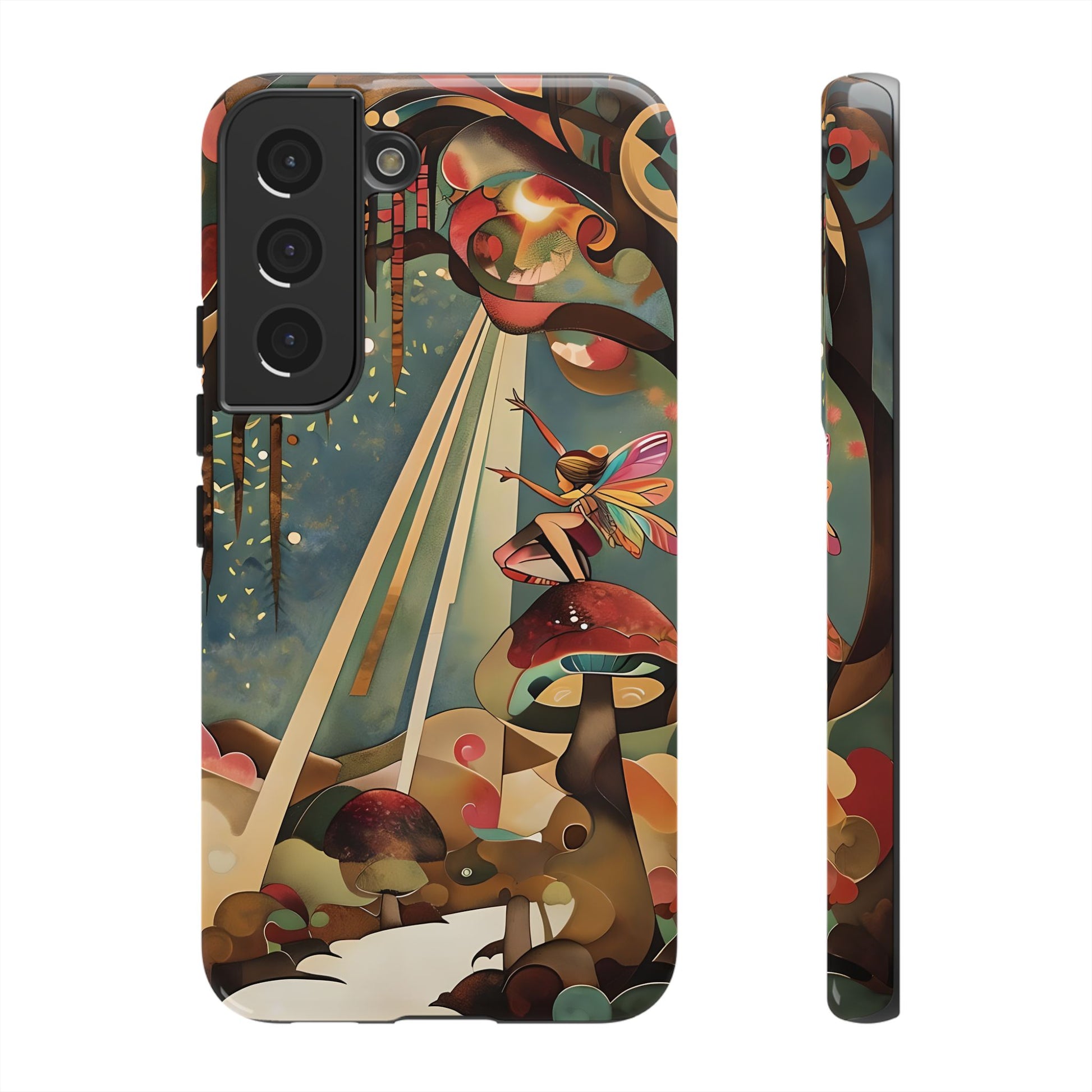 Enchanted Orchard Samsung Galaxy S22 Tough Case - Artistic Fairy Tale Phone Cover - Elegant Protective Fantasy Art Accessory