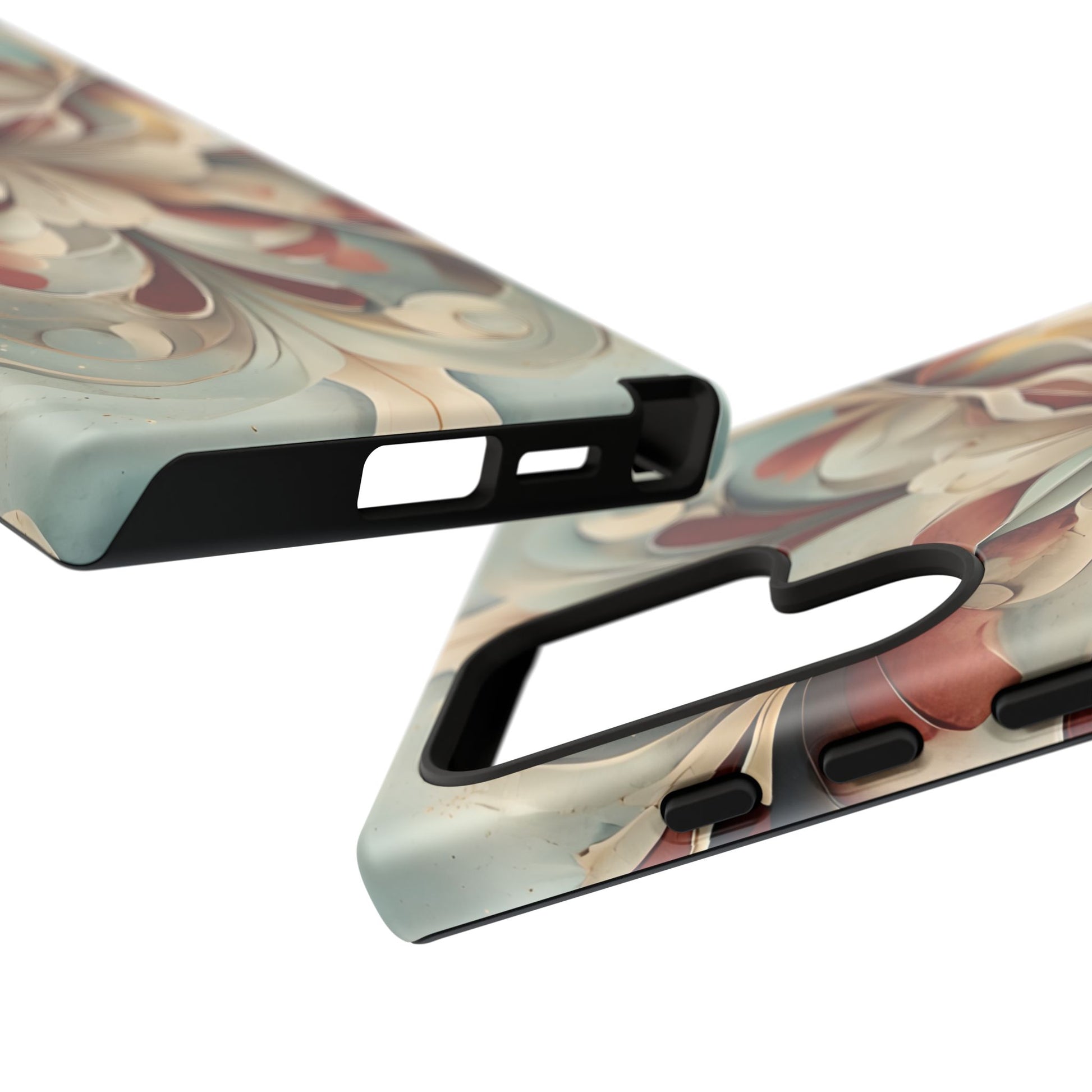 Vintage Baroque Blossom - Ornate Floral Art Samsung Galaxy S24 Ultra Tough Phone Case - Elegant Baroque-Inspired Design