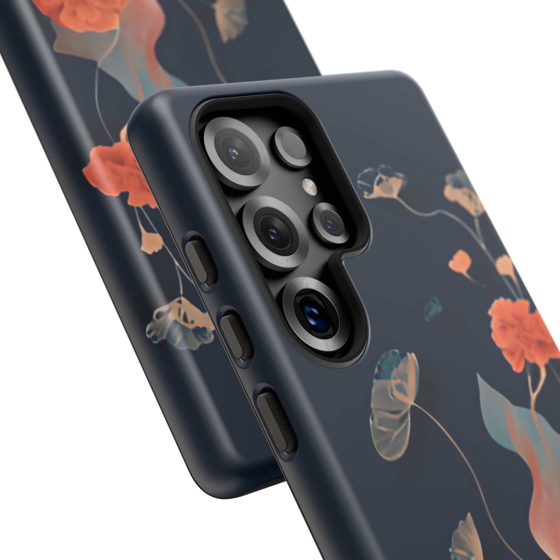 Lotus Reverie - Elegant Artistic Floral Samsung Galaxy S25 Ultra Tough Phone Case - Painterly Lotus Blossom Design