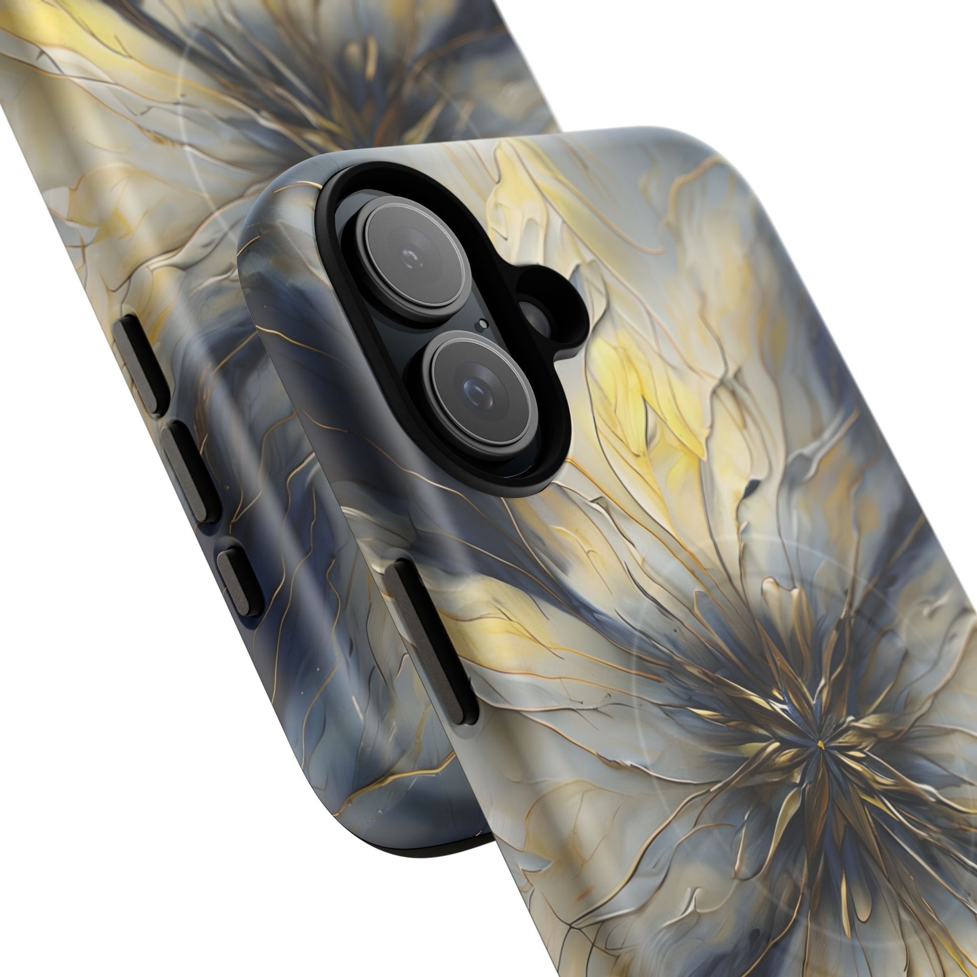 Luxury Luminous Petal MagSafe iPhone 16 Plus- Designer Shockproof Cover