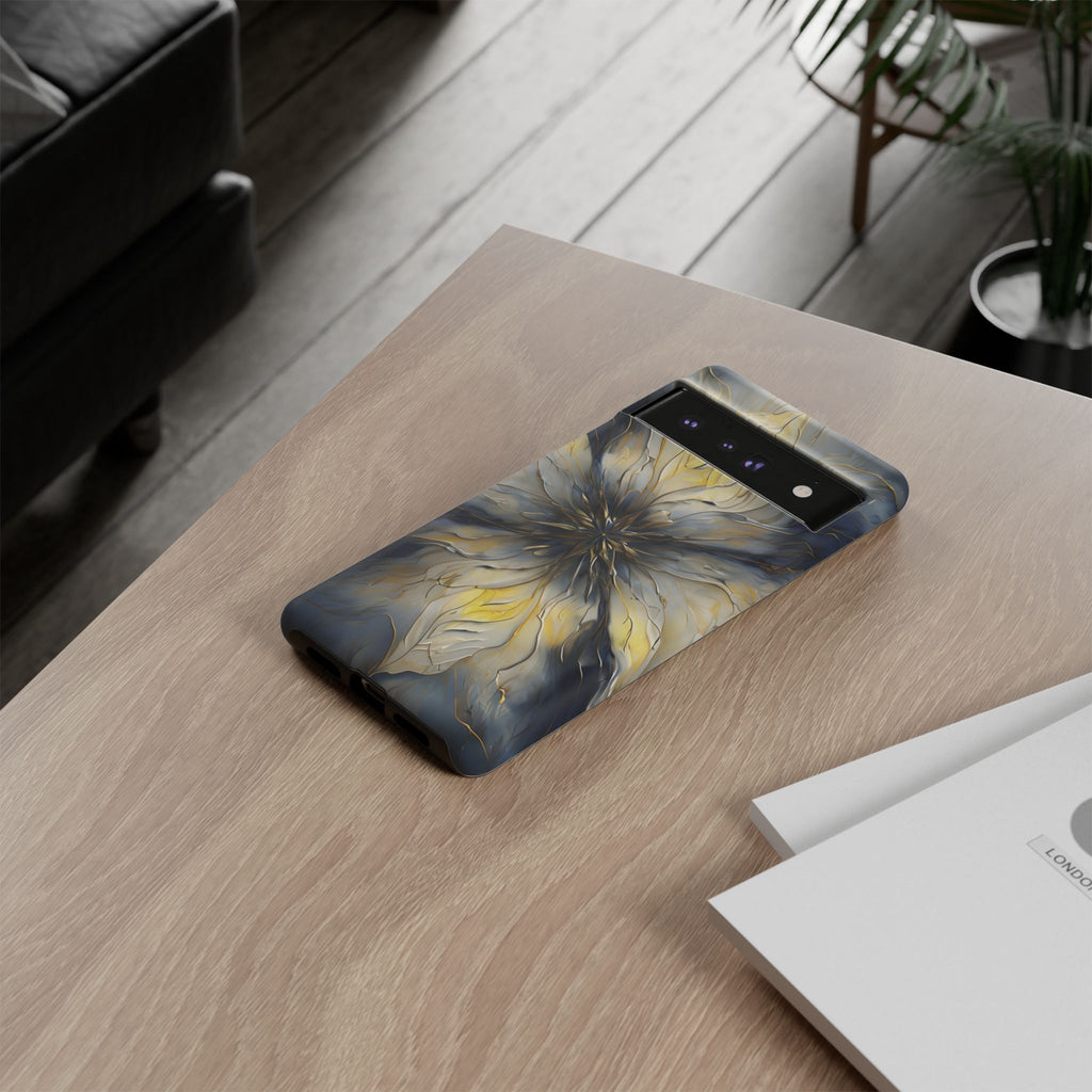 Luminous Petal Tough Case for Google Pixel 6 Pro - Premium Artistic Shockproof Cover, Elegant Protective Phone Case