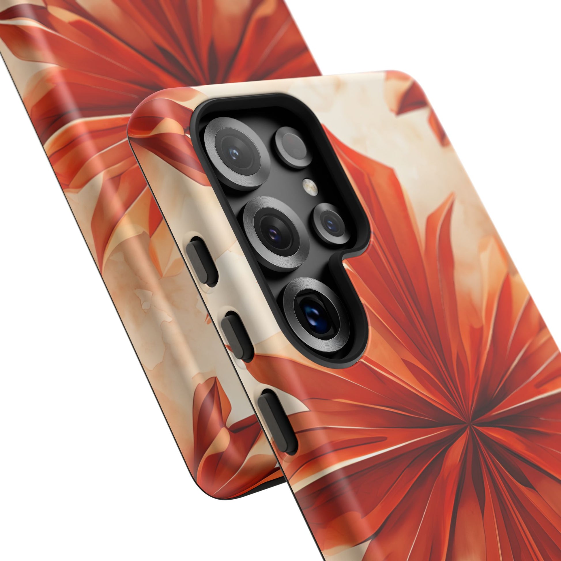 Sunset Fleur Samsung Galaxy S25 Ultra - Kaleidoscope Collection of MagSafe Compatible - Vibrant Sunset Flower Design