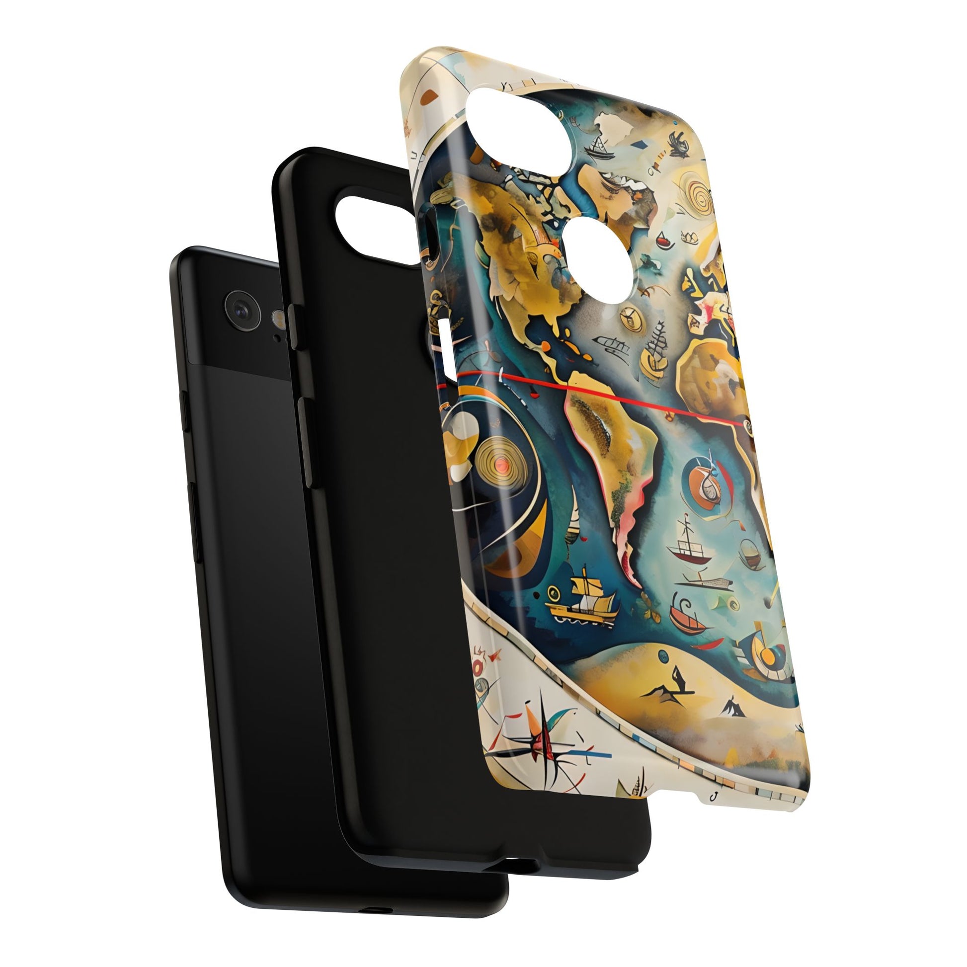 Celestial Map Google Pixel 2XL Tough Case - Antique Star Chart Phone Cover