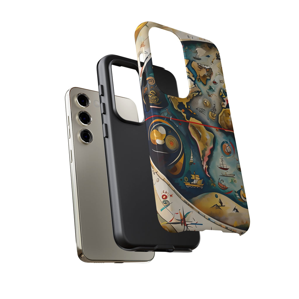 Celestial Map Samsung Galaxy S23 Tough Case - Vintage Map - Premium Abstract Design