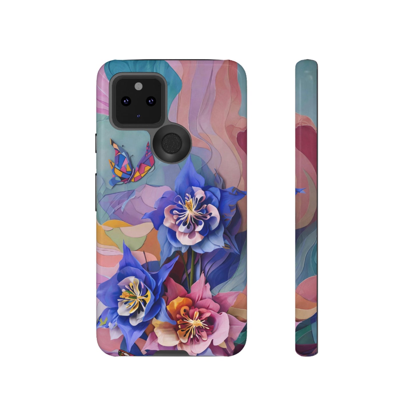 Blue Columbine Carnivale Google Pixel Tough Case