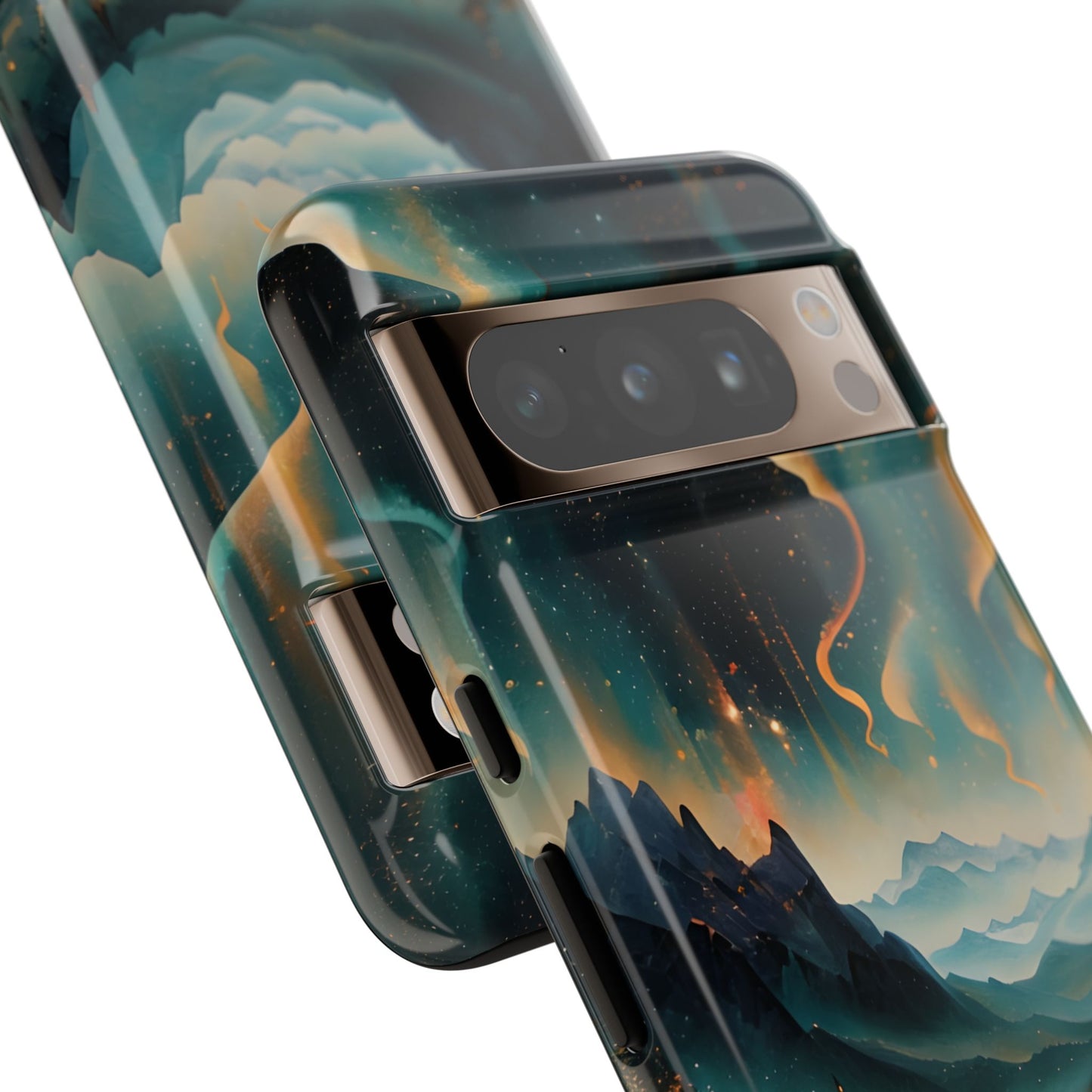 Aurora Dreamscape Tough Case for Google Pixel - Northern Lights Artistic Shockproof Cover, Elegant Protective Phone Case