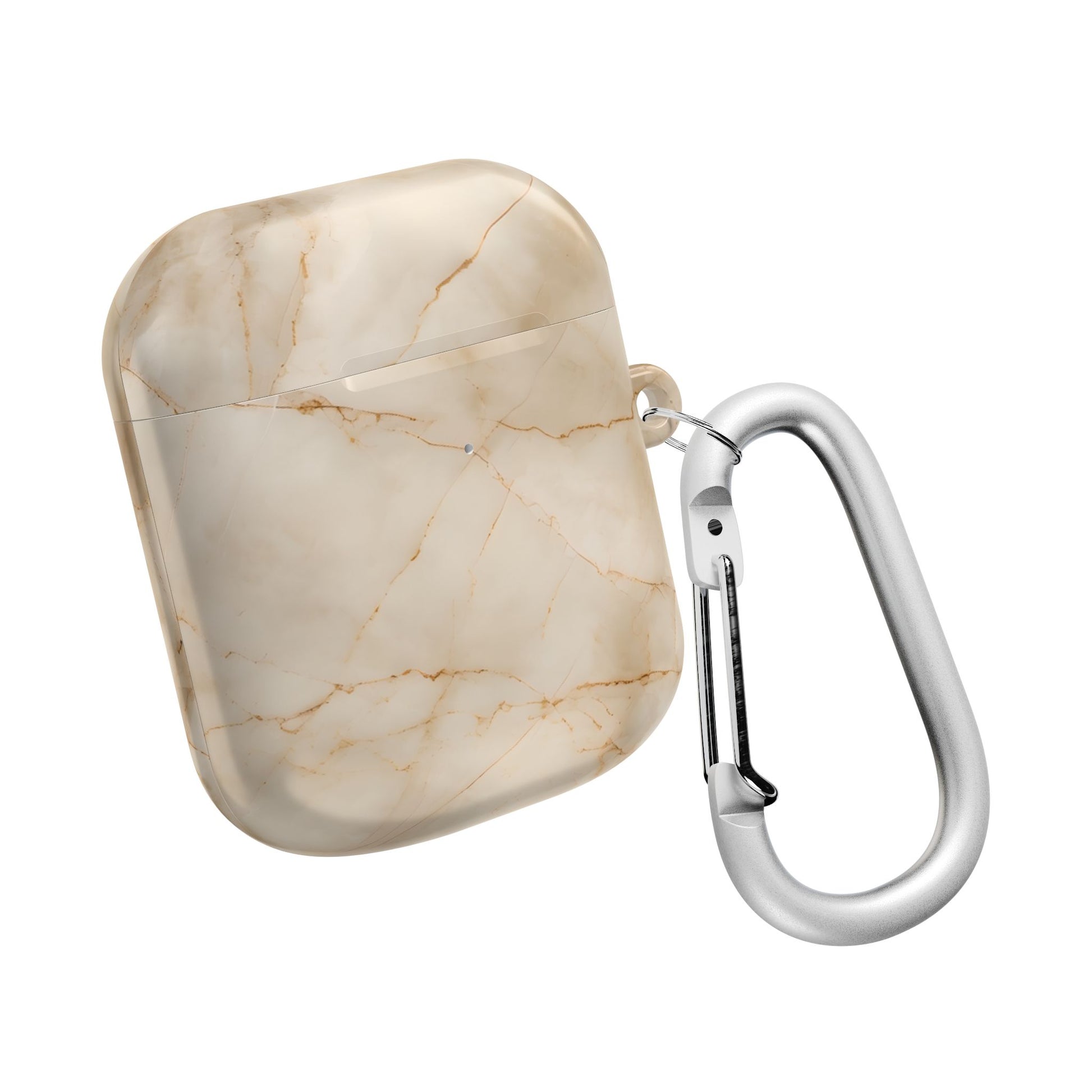 Parchment Mist AirPod Case - Beige Marble Earbud Cover for Gen 1, 2, 3, Pro Gen 1 & 2