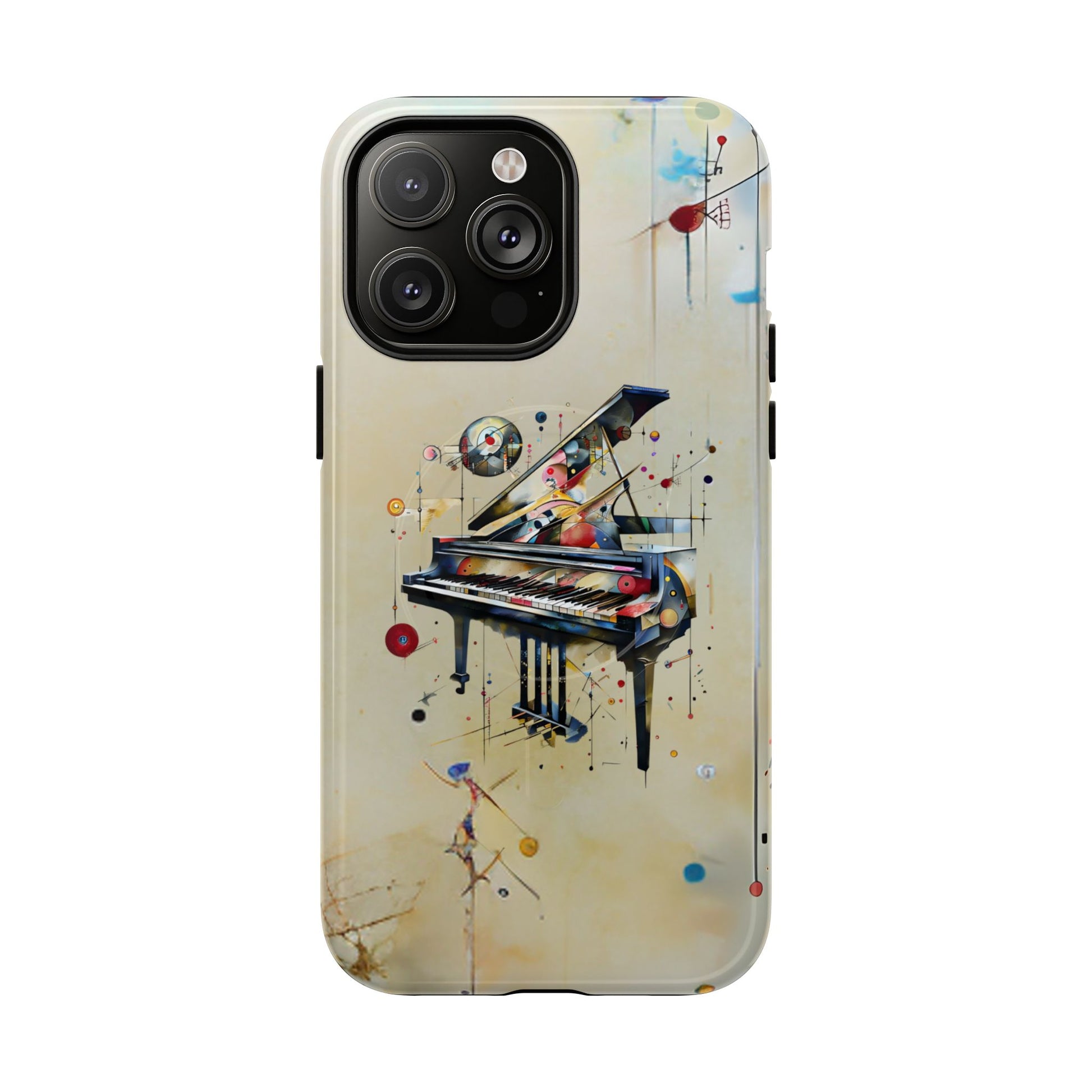 Keys of Imagination Artistic Grand Piano iPhone 14 Pro Max MagSafe Case