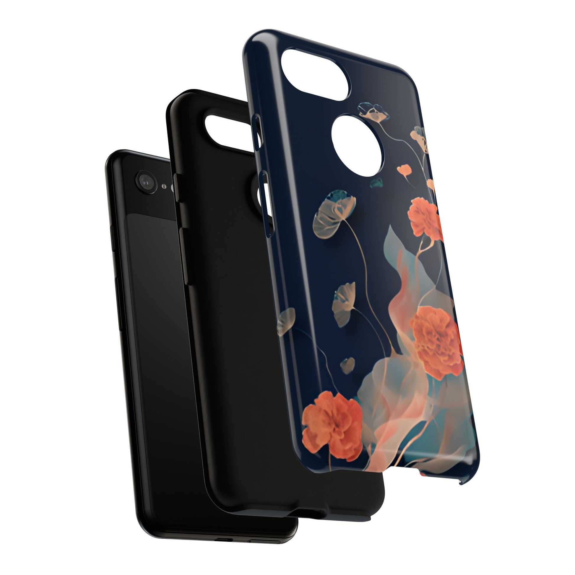Lotus Reverie - Elegant Artistic Floral Google Pixel 3 Tough Phone Case - Painterly Lotus Blossom Design