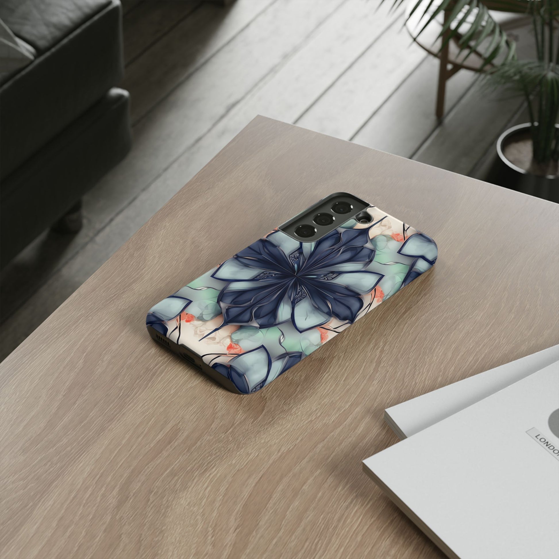 Midnight Mosaic Tough Case for Samsung Galaxy S22 - Premium Shockproof Designer Phone Cover