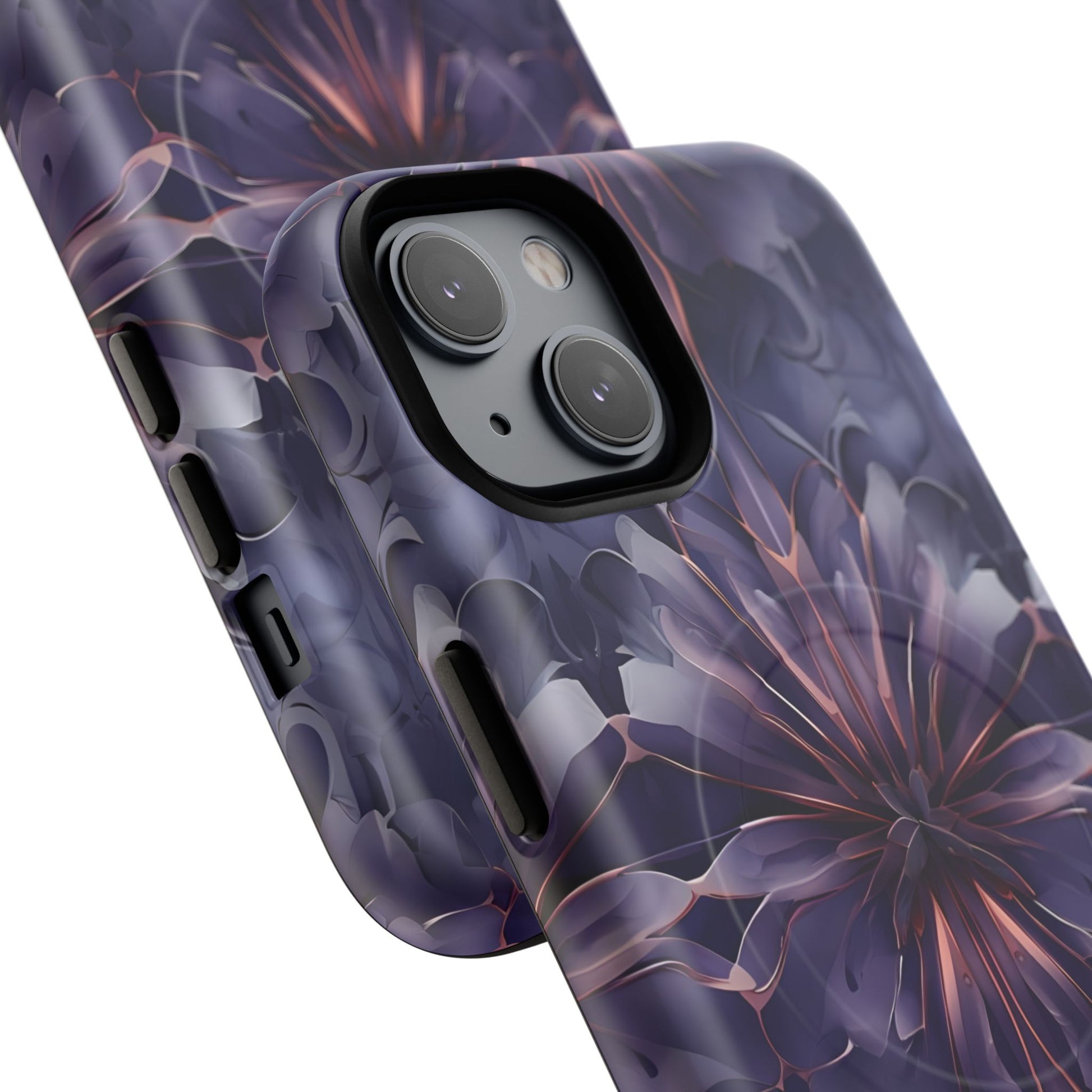 Twilight Tapestry - iPhone 14 MagSafe Phone Case - Purple Kaleidoscope Design