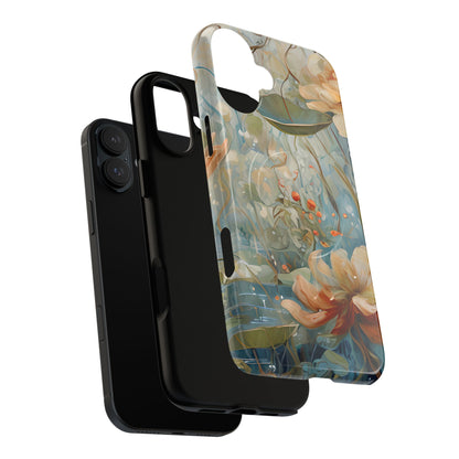 Waterlily Dreamscape - Artistic Floral iPhone MagSafe Phone Case -Waterlily & Lotus Design