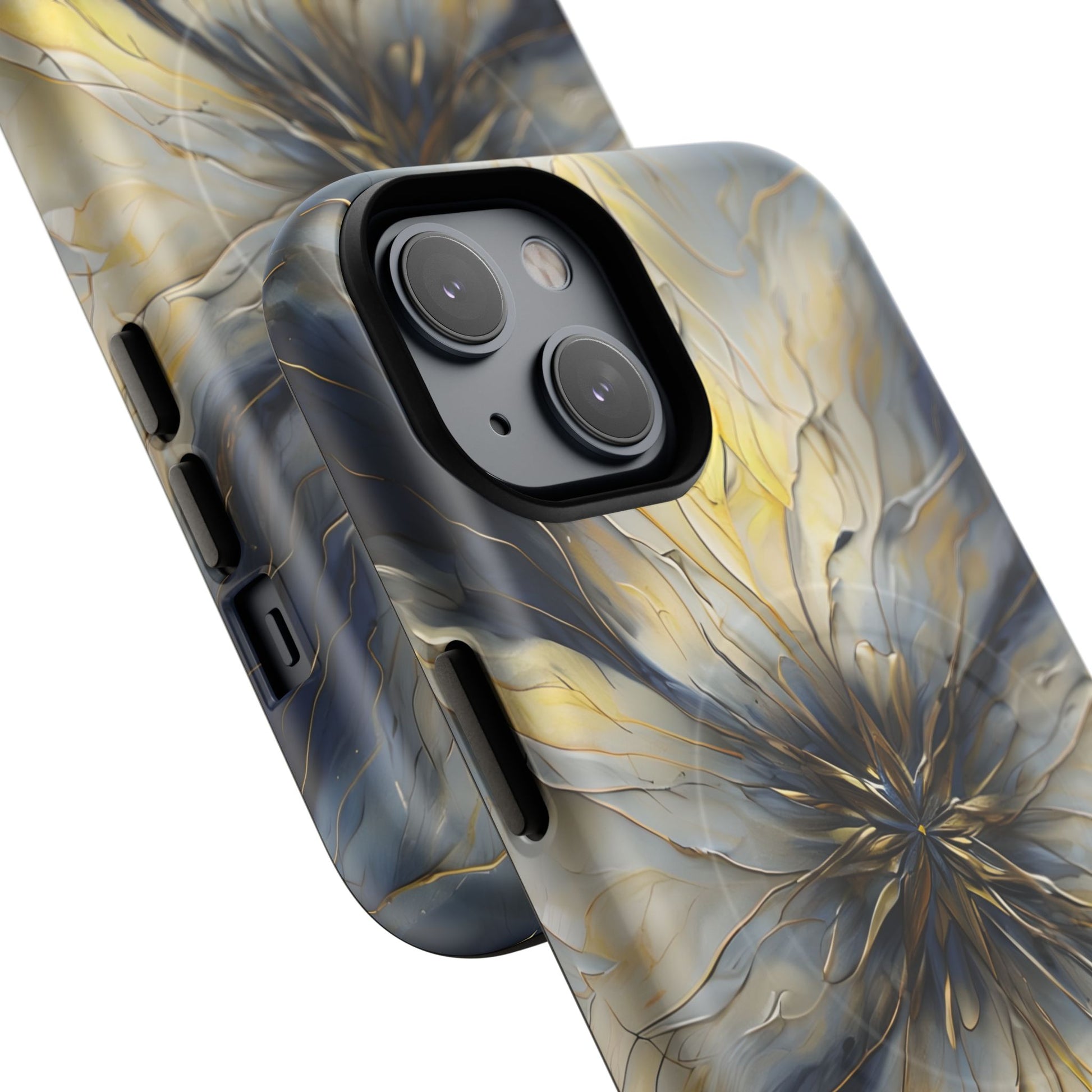 Luxury Luminous Petal MagSafe iPhone 14- Designer Shockproof Cover