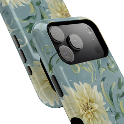 Golden Dahlia Trio iPhone MagSafe Case