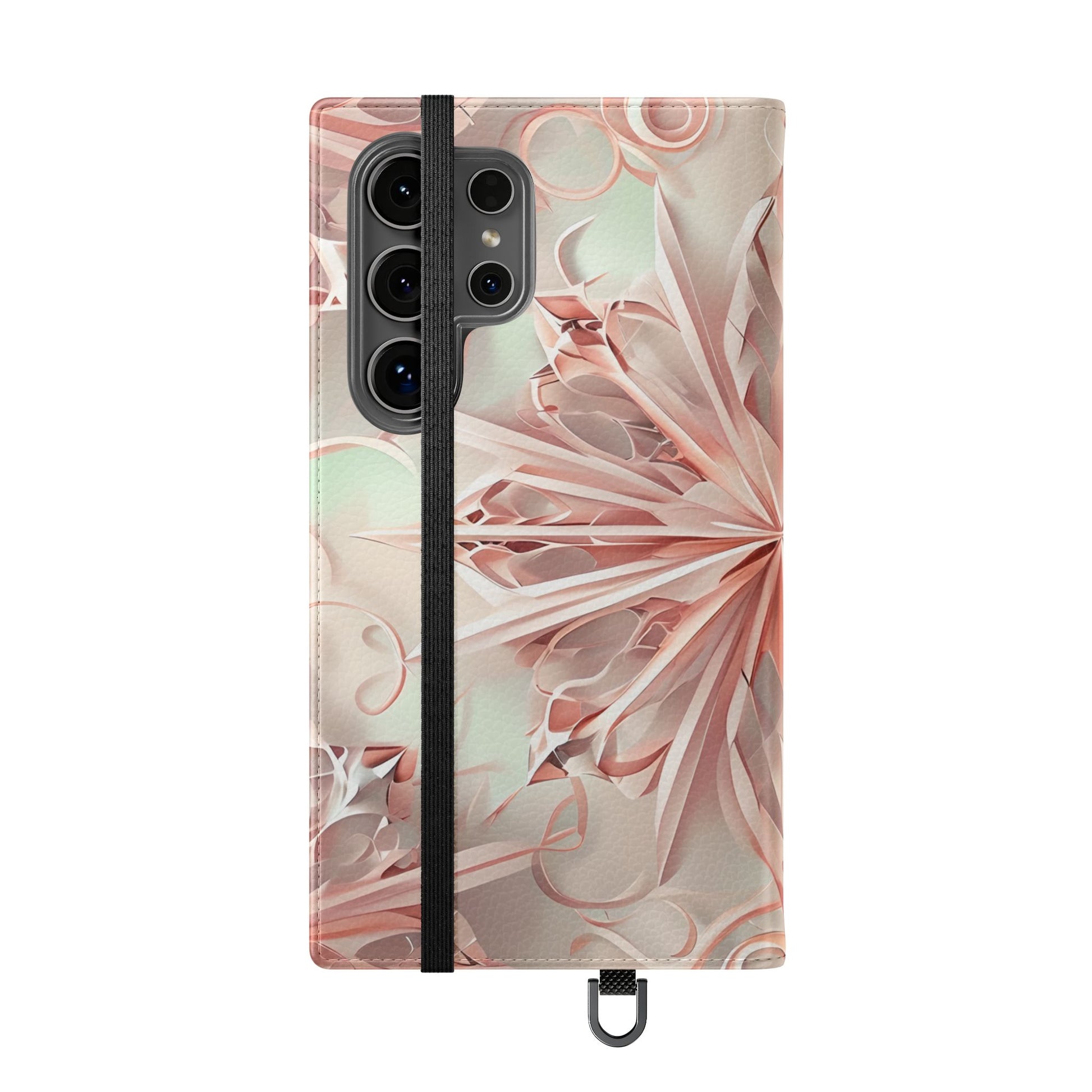 Blush Frost - Abstract Wallet Phone Case for Samsung Galaxy S24 Ultra