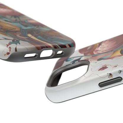 Blushing Peony Veil iPhone MagSafe Case