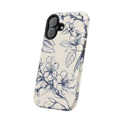 Blossom Sketch iPhone MagSafe Case