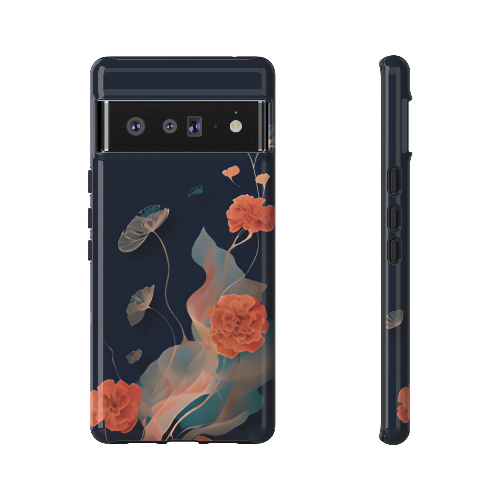 Lotus Reverie - Elegant Artistic Floral Google Pixel 6 Pro Tough Phone Case - Painterly Lotus Blossom Design