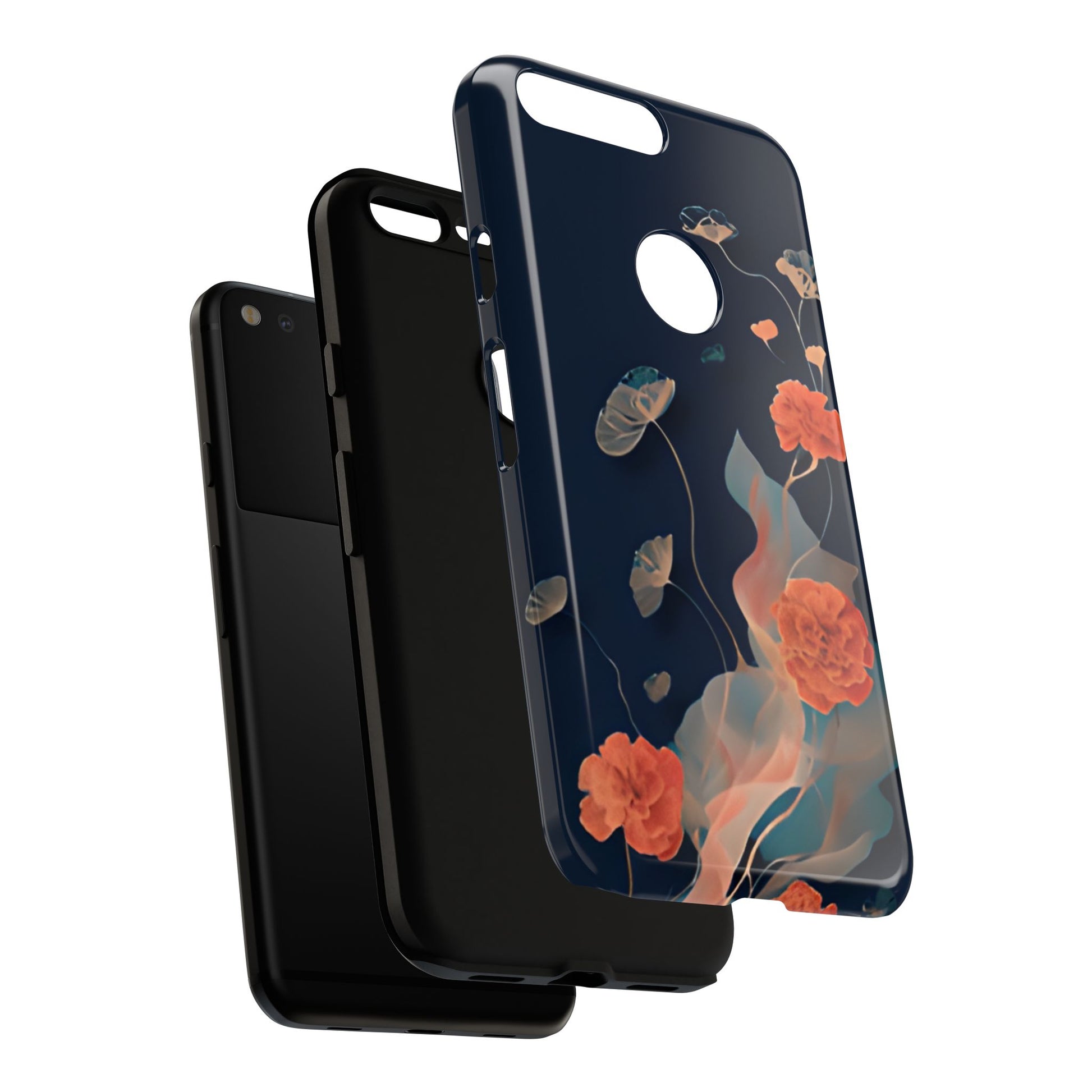 Lotus Reverie - Elegant Artistic Floral Google Pixel XL Tough Phone Case - Painterly Lotus Blossom Design