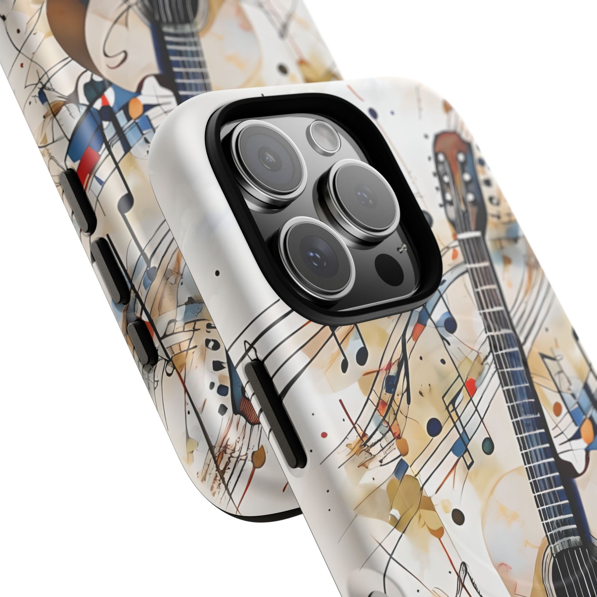 Strum and Flow Acoustic Guitar Art iPhone 16 Pro MagSafe Case