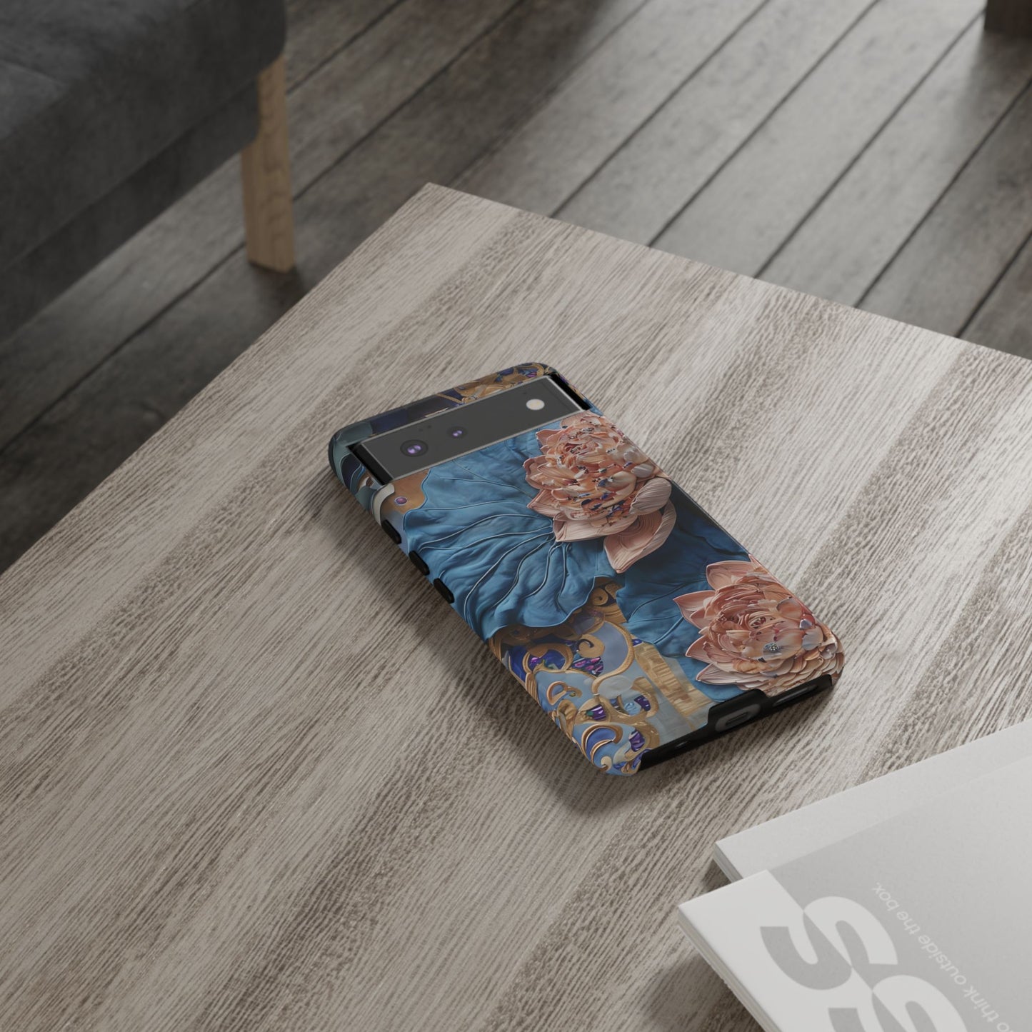 Peony Midnight Tapestry Google Pixel Tough Case