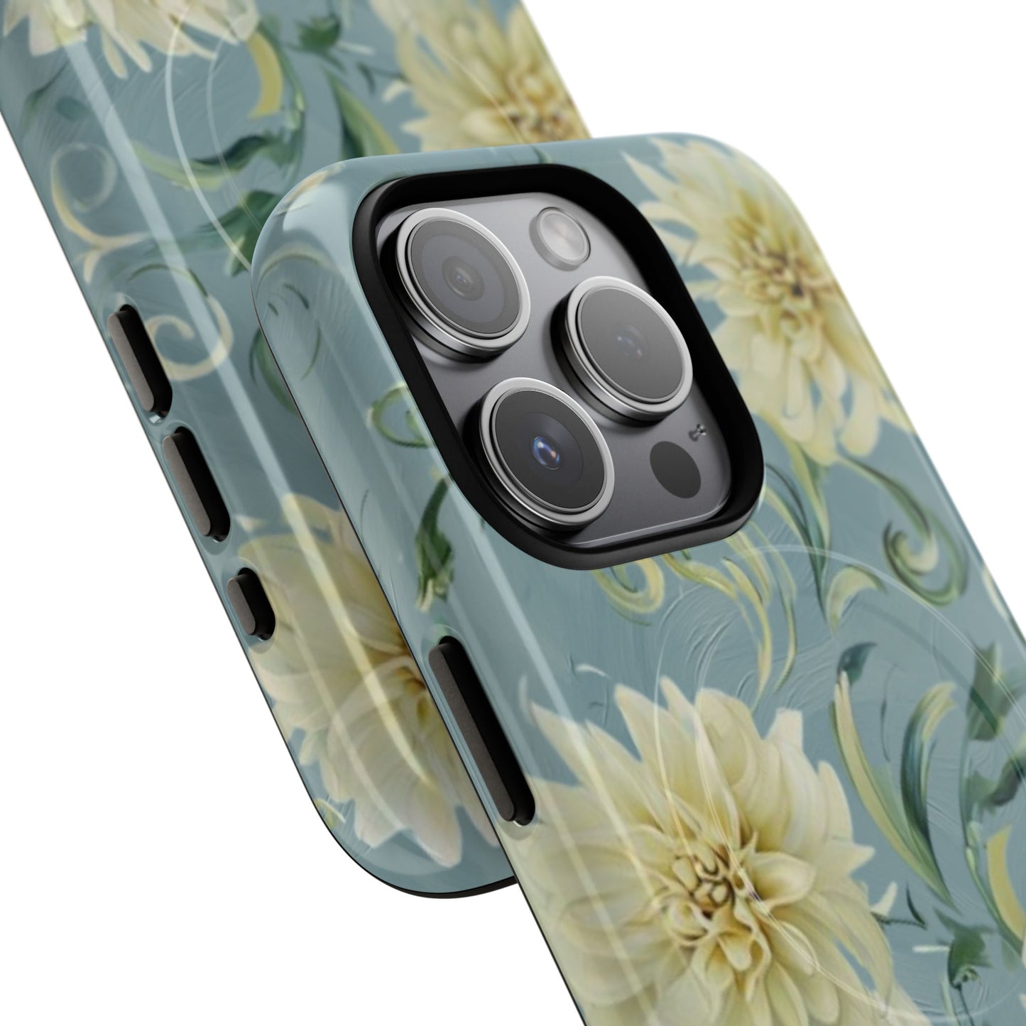 Golden Dahlia Trio iPhone MagSafe Case