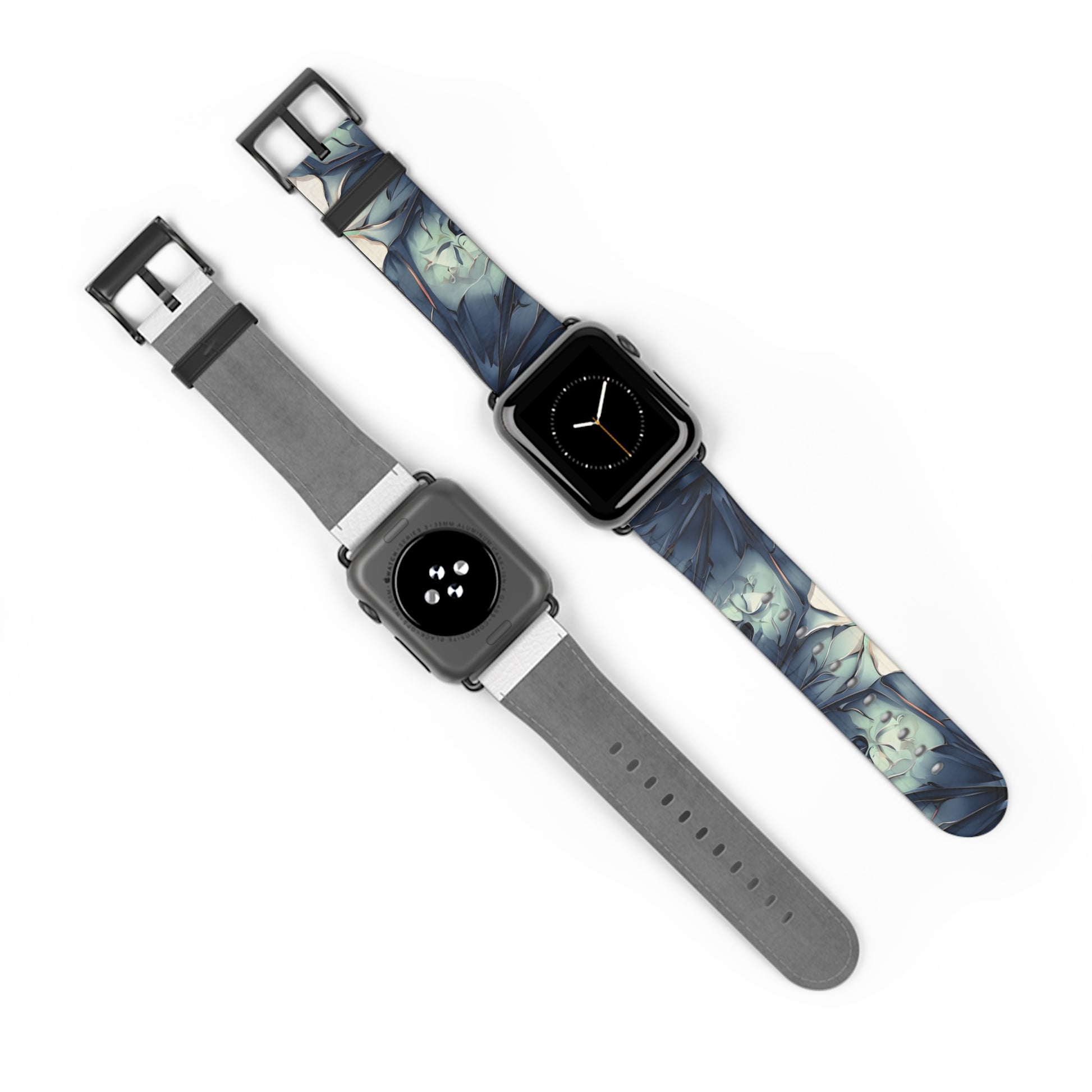 Indigo Mosaic Apple Watch Band Strap - Timeless Design for your Timepiece