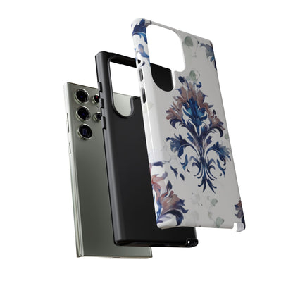 Delft Reverie blue and white floral Samsung Galaxy tough phone case dual layer protection
