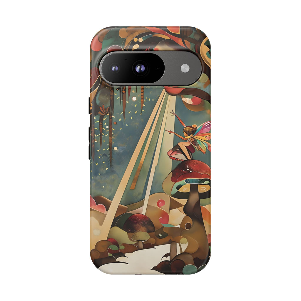 Enchanted Orchard Google Pixel 9 Tough Case - Artistic Fairy Tale Phone Cover - Elegant Protective Fantasy Art Accessory