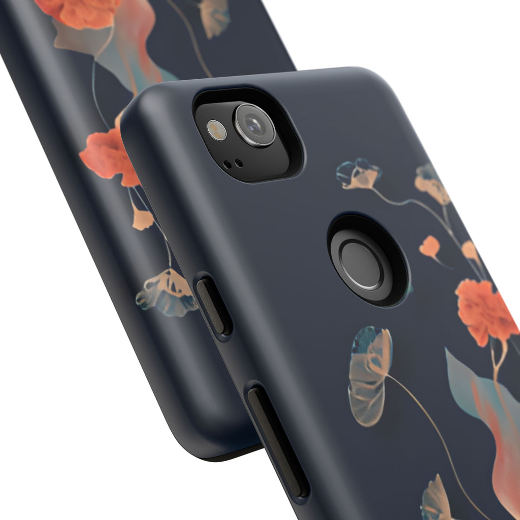 Lotus Reverie - Elegant Artistic Floral Google Pixel 2 Tough Phone Case - Painterly Lotus Blossom Design