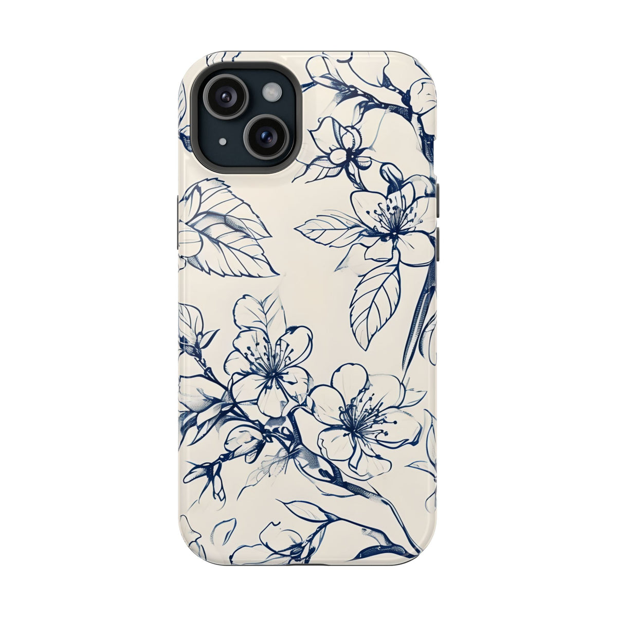 Blossom Sketch iPhone MagSafe Case