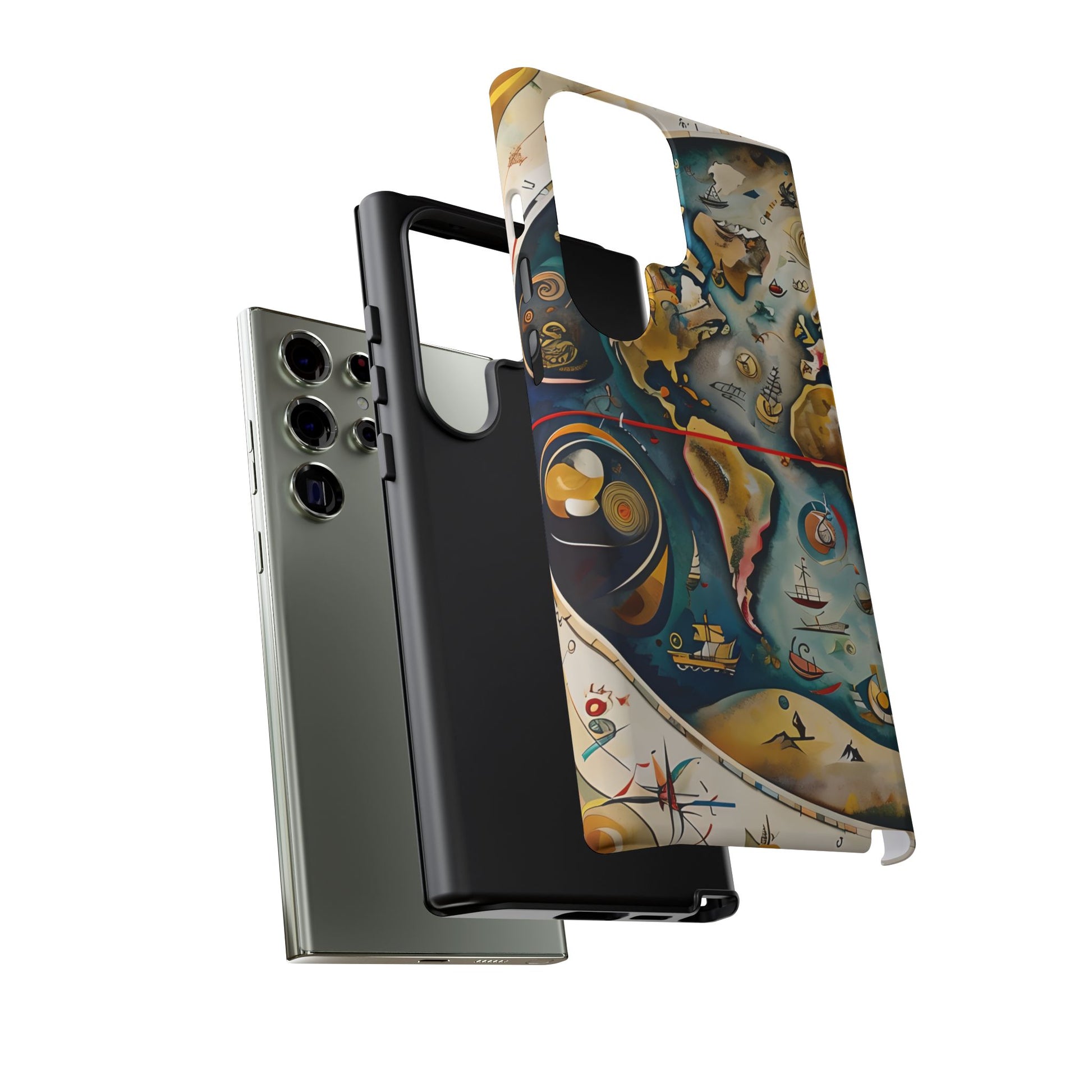 Celestial Map Samsung Galaxy S23 Ultra Tough Case - Vintage Map - Premium Abstract Design