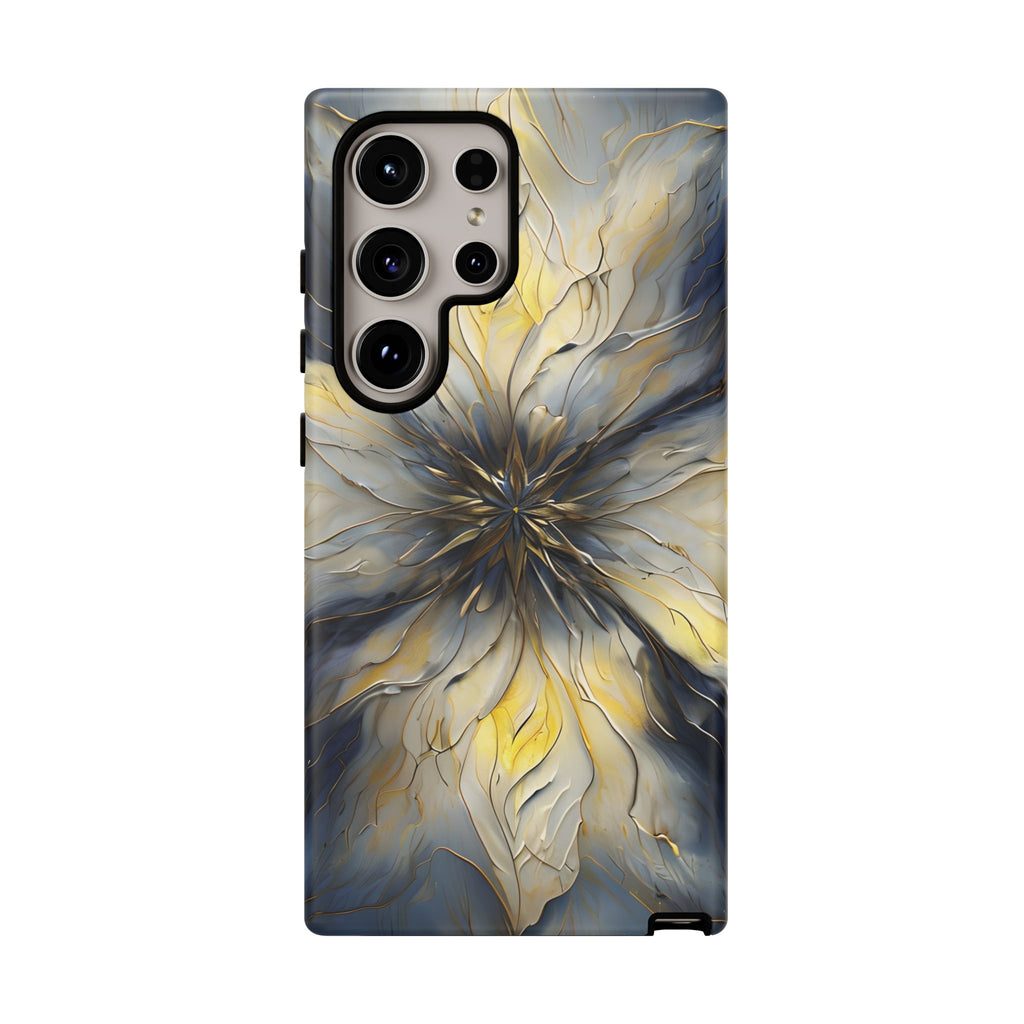 Luminous Petal Tough Case for Samsung Galaxy S24 Ultra - Premium Shockproof Designer Phone Cover