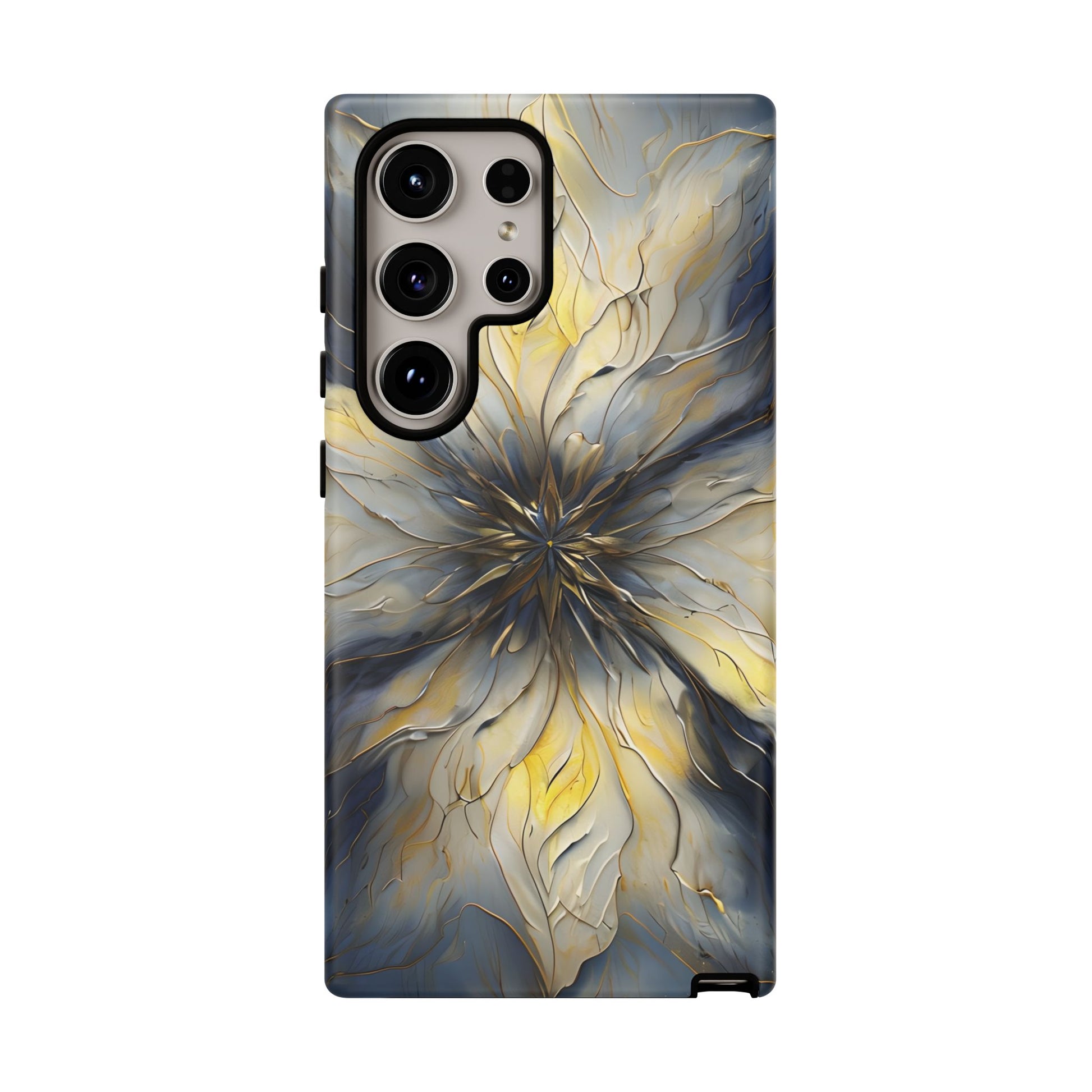 Luminous Petal Tough Case for Samsung Galaxy S24 Ultra - Premium Shockproof Designer Phone Cover
