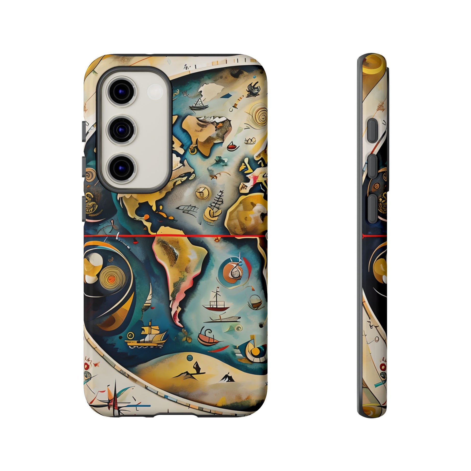 Celestial Map Samsung Galaxy S23 Tough Case - Vintage Map - Premium Abstract Design