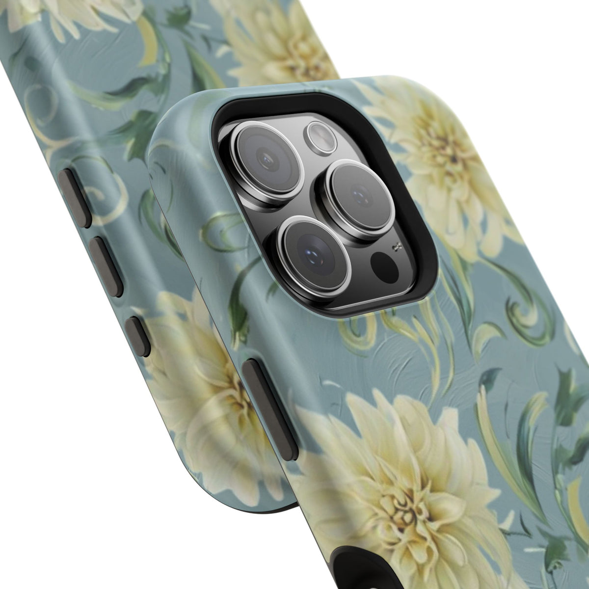 Golden Dahlia Trio iPhone MagSafe Case
