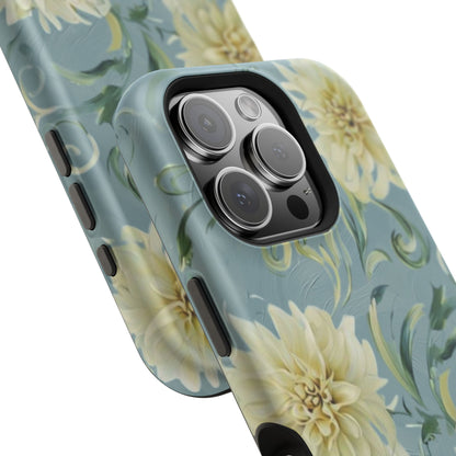 Golden Dahlia Trio iPhone MagSafe Case