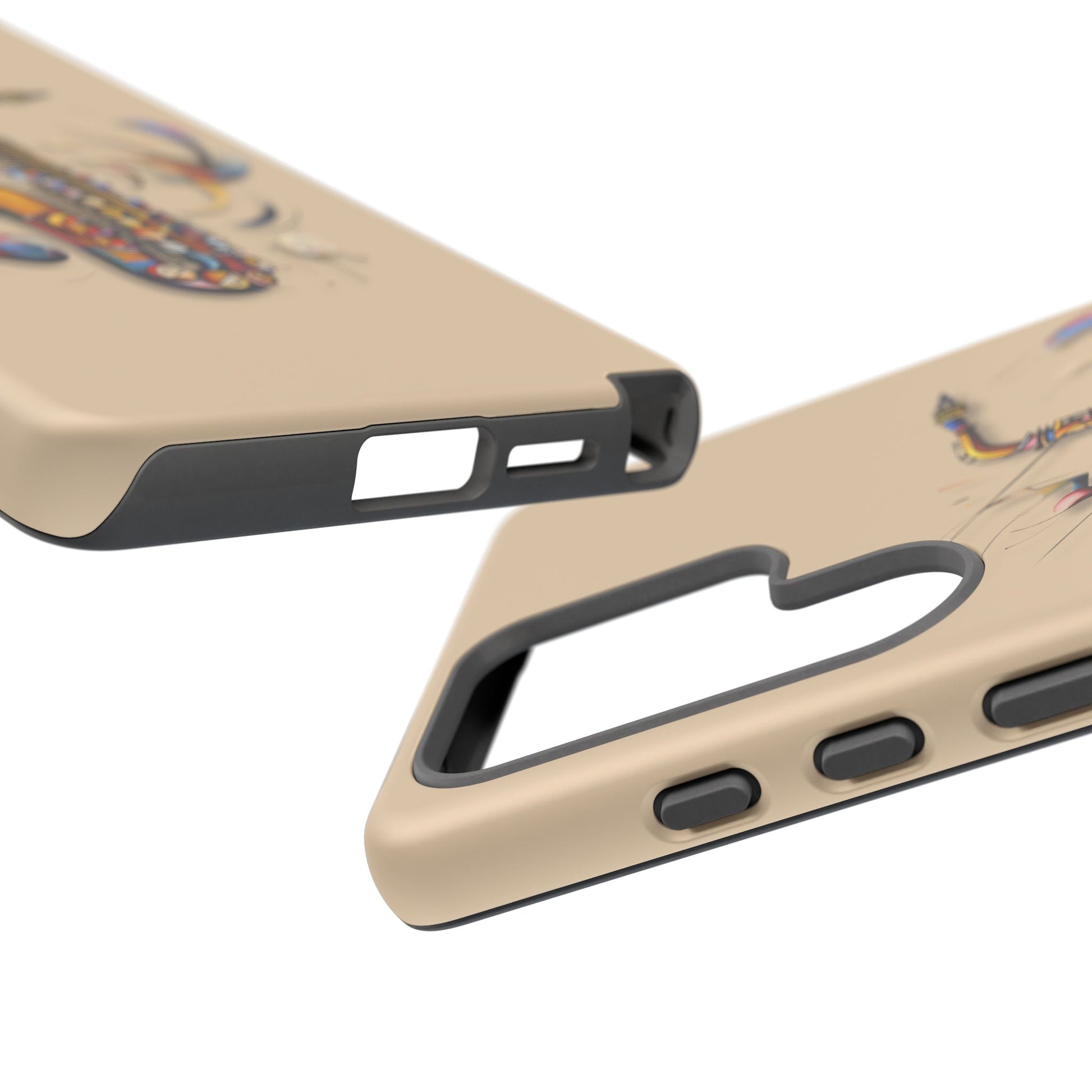 Brass Rhapsody Artistic Saxophone Music Tough Case for Samsung Galaxy S25 Ultra - Shockproof Phone Cover