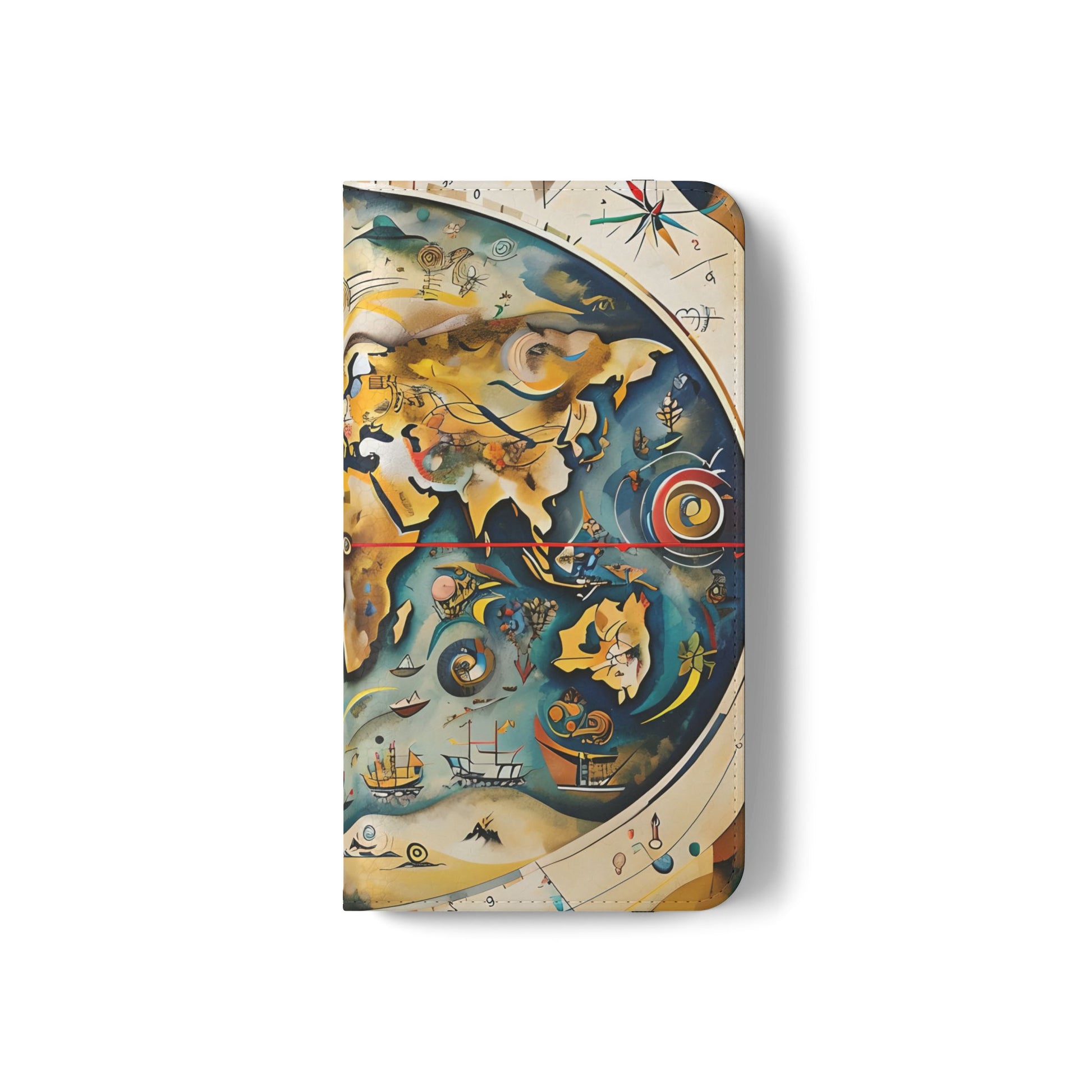 Celestial Map - Vintage-Inspired Phone Wallet Case for Samsung Galaxy S22