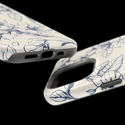 Blossom Sketch iPhone MagSafe Case
