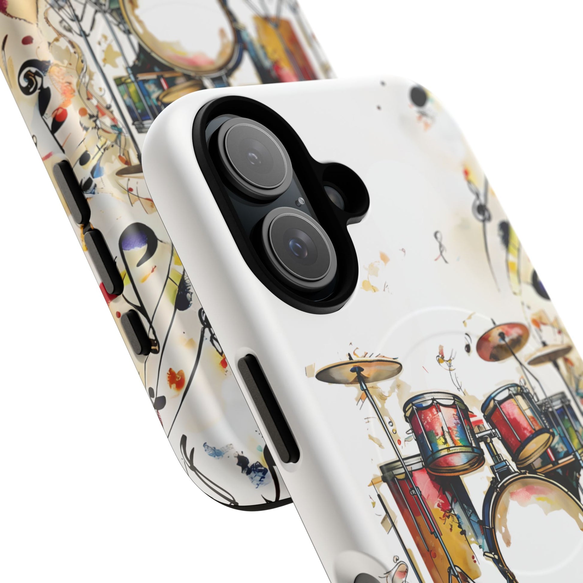 Beatline Abstract Drums & Music Notes iPhone 16 MagSafe Case