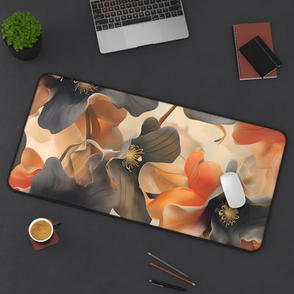 Autumn Ember Designer Desk Mat - Premium Office Desk Pad, 3 Sizes Available, Artistic Workspace Protection