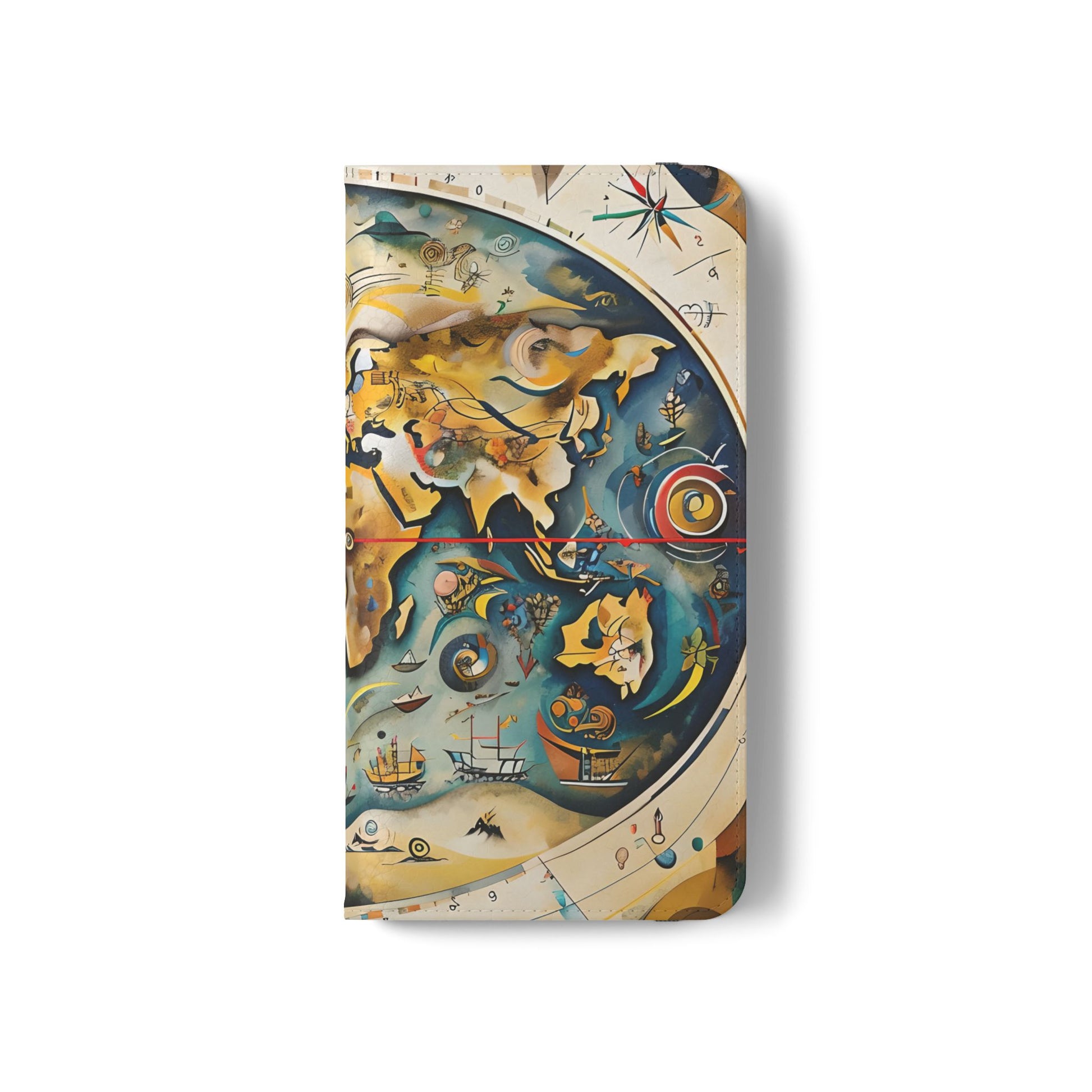 Celestial Map - Vintage-Inspired Phone Wallet Case for Samsung Galaxy S21