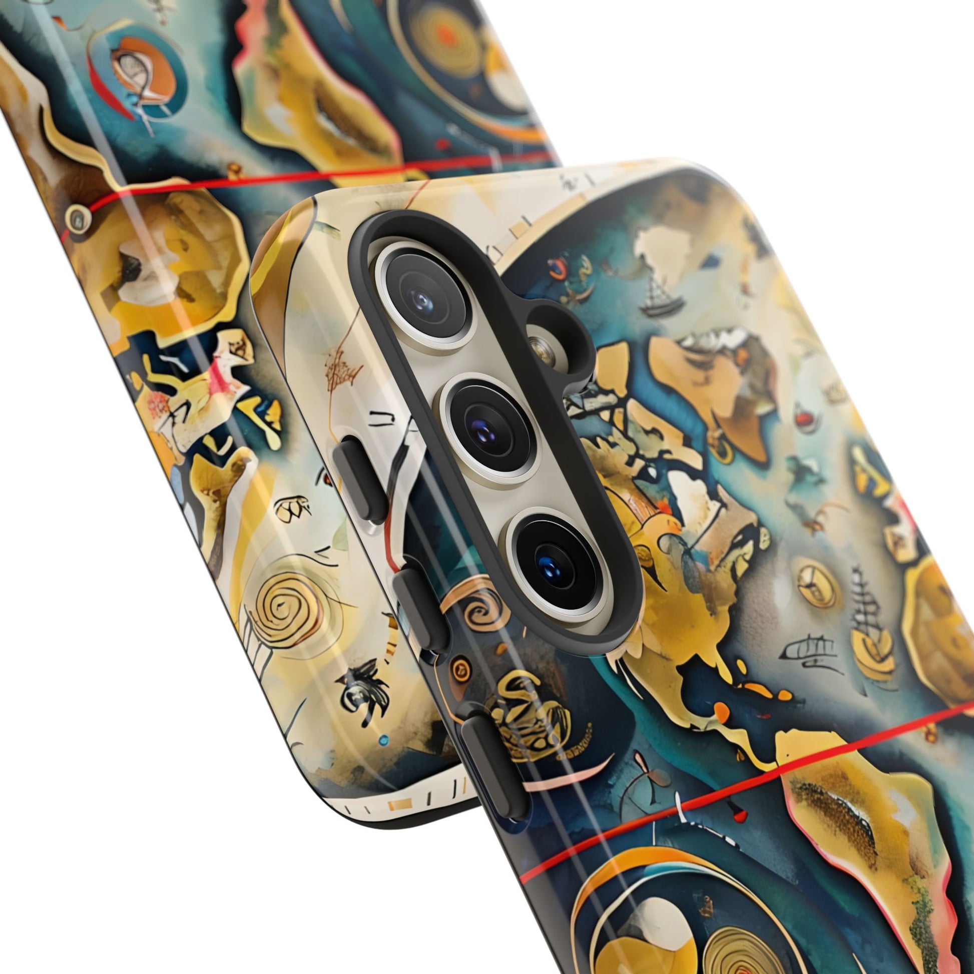 Celestial Map Samsung Galaxy S24 Tough Case - Vintage Map - Premium Abstract Design