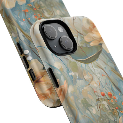 Waterlily Dreamscape - Artistic Floral iPhone MagSafe Phone Case -Waterlily & Lotus Design