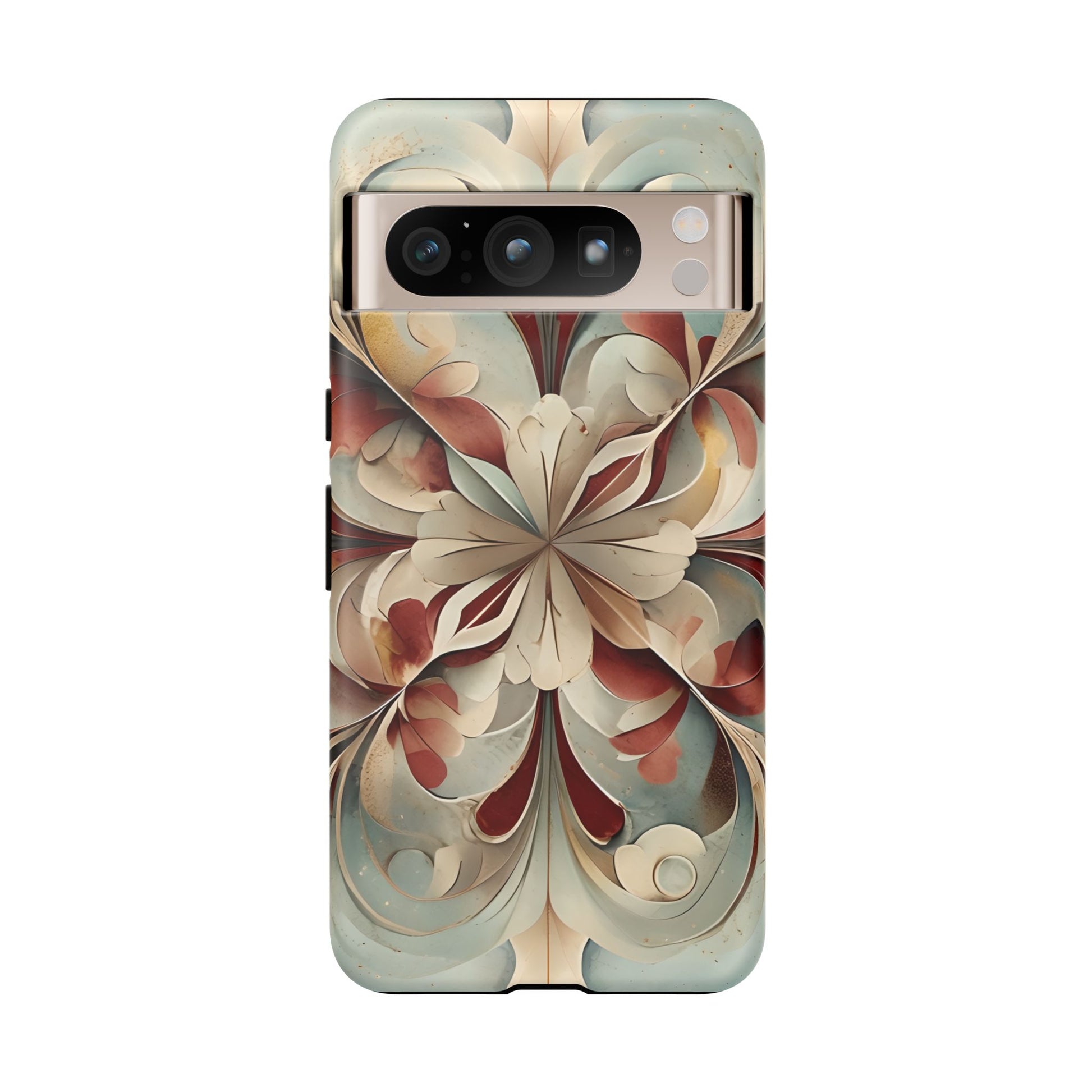 Vintage Baroque Blossom - Ornate Floral Art Google Pixel 8 Pro Tough Phone Case - Elegant Baroque-Inspired Design