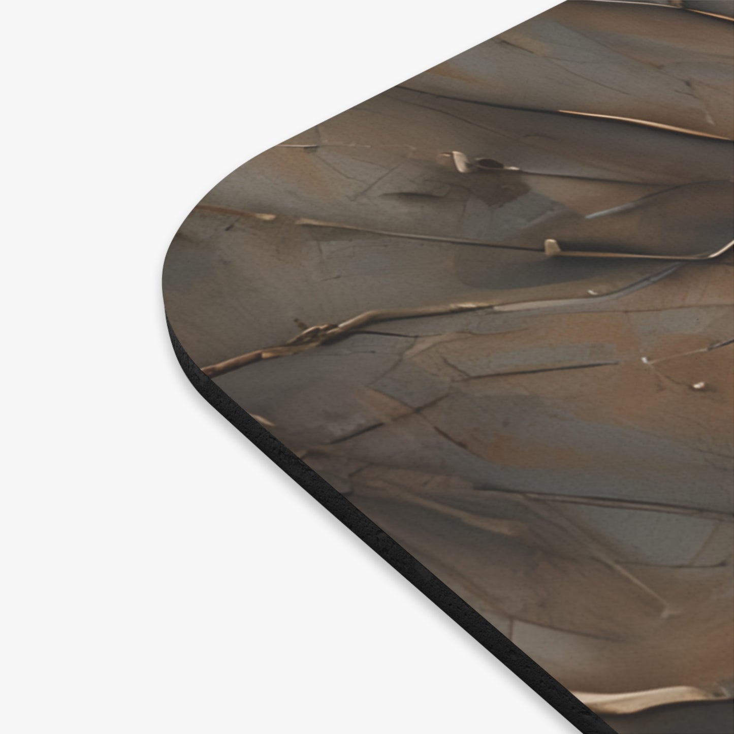 Close-up of Earthstone Mandala mouse pad showing printed mandala detail