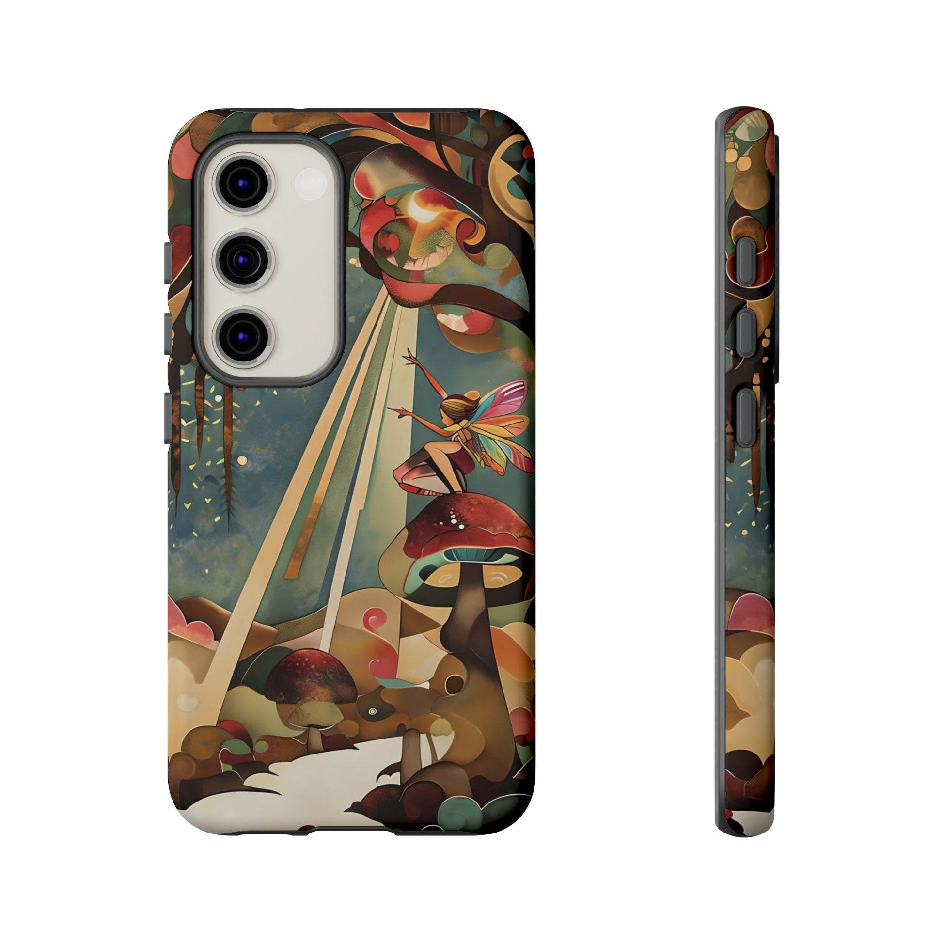 Enchanted Orchard Samsung Galaxy S23 Tough Case - Artistic Fairy Tale Phone Cover - Elegant Protective Fantasy Art Accessory